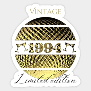 Vintage 1994 limited edition in gold Sticker